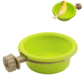 Ayicheyl Uccello Vasca da Bagno Doccia, Petit Vasca per Uccelli per I Piccoli Uccelli, Multifunzionale Bird Feeder Accessori per Gabbie Uccelli per Pappagallini,Canarini,Pulcini,Inseparabili