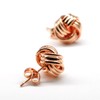 M&T 2015 14K Rose Gold Plated Stud Earring, Stainless Steel