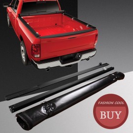 wensha Soft Roll Up Lock Tonneau Cover for 2020 2021 Jeep Gladiator