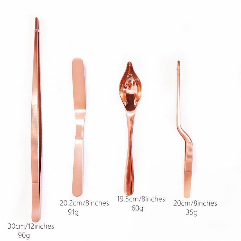 4 Pcs Stainless Steel Kitchen Chef Cooking Tweezers Precision Tongs