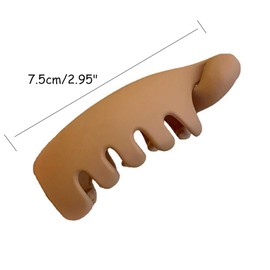 CJKDXDH 4 Stück matte Bananen-Haarspangen für Frauen und Mädchen, starker Halt, Pferdeschwanz-Halter, Haarspangen, gedrehte französische Haarspangen, modisches Haar-Accessoire (bunt)