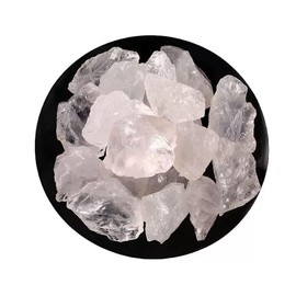 0.88lb/400g Gemstone Raw Crystals, 1" Natural Healing Crystal Raw Stone for Table Bowl, Yoga Meditation, Flower Beds, Garden, Stone Collection, Home Decor, Gifts (Clear Quartz(400g))