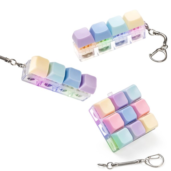 3 Pcs Keyboard Fidget Toy for Adults Fidgets Clicker Toys