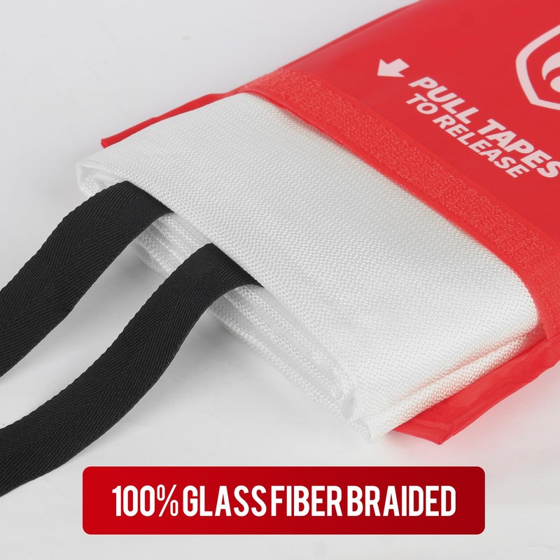 WUERLI Emergency Fire Blanket, Fire Blanket for Home and Kitchen,40"