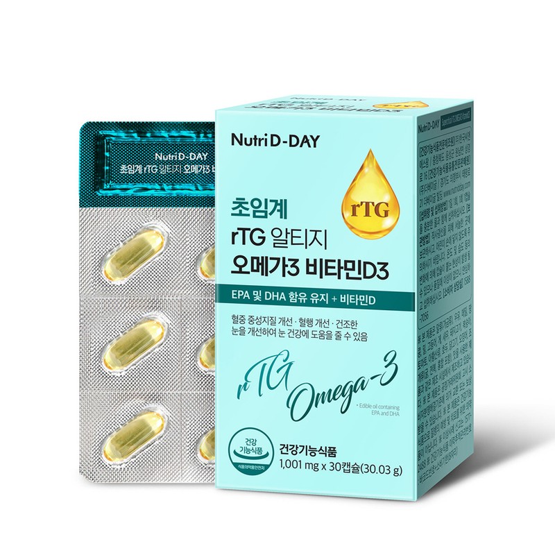 Nutri D Day Supercritical rTG Altige Omega 3 Vitamin D3