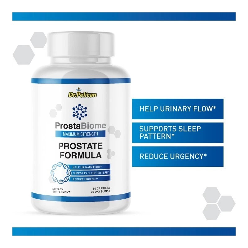 Pelican Vitamins ProstaBiome - Support Supplement for Men - Urinary