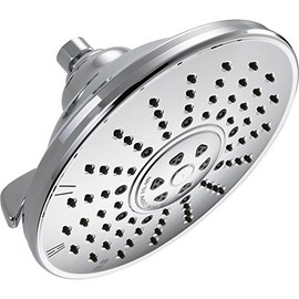 Delta Faucet 3-Spray Touch-Clean Shower Head, Chrome 52680