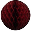 3-pack 5 Inch Honeycomb Tissue Paper Balls (Maroon)
