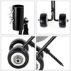 Miyobing Crevice Weeding Tools with Wheels, 2 in 1 Hook