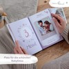 mintkind® Baby Album "Dein erstes Lebensjahr" A5 Pink Lilac |