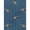 [COLORATA] Carolata Dinosaur Ancient Biological Pattern Necktie (100% Silk /