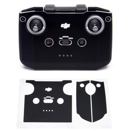 Wrapgrade Skin Sticker Set Compatible with DJI Mini 2 | Remote Controller (Stealth Black)