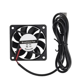 DIANN 2pcs 6015 Fan 5V 60x60x15mm Brushless Computer CPU Heat Sink Cooling Cooler Fan 60mm x 15mm USB Fan for DIY PC Case Fan