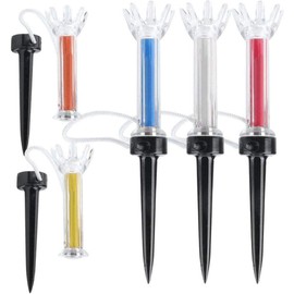 5 PCS Golf Ball Tees ，Magnetic Golf Tees 360° Rotation,Magnetic Golf Tees, Golf Support Tees, Stable Long Golf Tees for Golfer Practice (79MM Multicolor)
