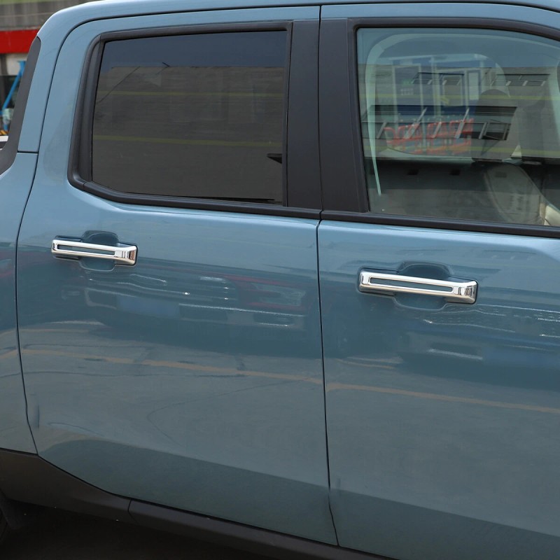 autotrim000 6PC Chrome Side & Rear Door Handle Cover Trim