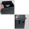 Waikhomes 4-Pack Swing Top Trash Can, 8 Gallon Garbage Bin,