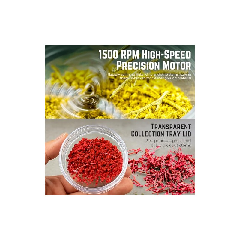 Mamba Whip Electric Spice Grinder - One-Hand Culinary Herb Mill