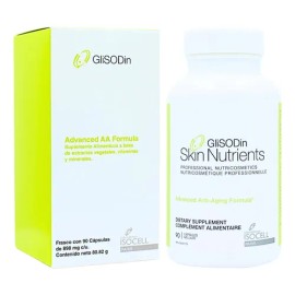 Glisodin Advanced Anti Aging Antiedad Skin Nutrients 90 Caps