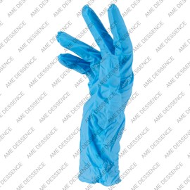 AME D’ESSENCE (200 Count-XL) - Blue Powder-Free Disposable Nitrile Gloves, Size X-Large - Latex-Free