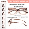 KoKoBin 3 Pack Square Frame Oprah Style Reading Glasses for