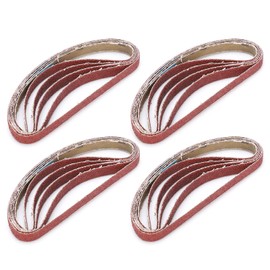 Bandas de Lijado, 20 Piezas 330 x 10 mm Cinta de Lija de Óxido de Aluminio Bandas Lija Banda Bordes Papel Lija para Lijar y Nivelar Madera 40/60/ 80/100/ 120/150/ 180/240/ 320/600 Granos (240#)