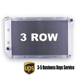 LUXERAD Aluminum 3 Row Racing Radiator For 1970-1971 Lincoln Continental 7.5L CC381