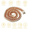 Halukakah Diamond Cuban Link Gold Chain for Men Iced Out,13MM