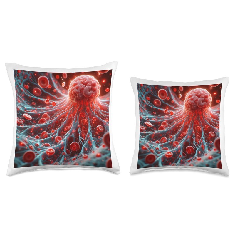 Lymphatic System Lymph Node Throw Pillow