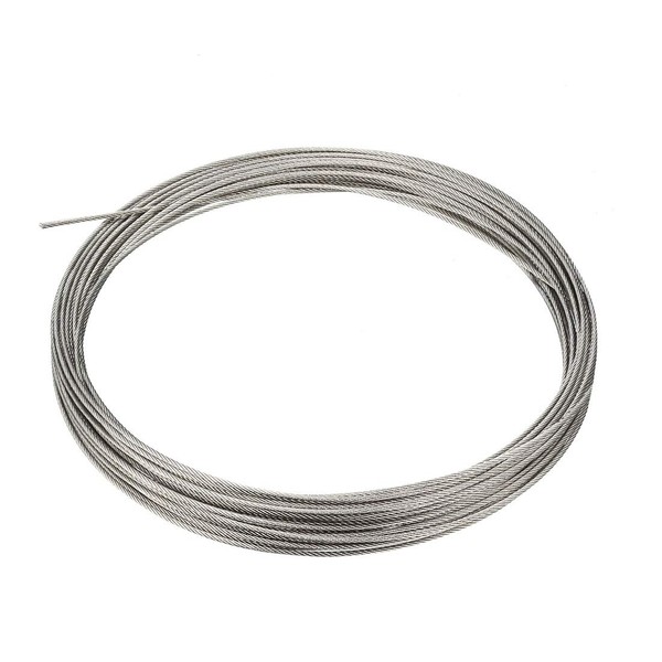 uxcell Steel Rope, Wire Rope, 0.05 in x 32.8 ft