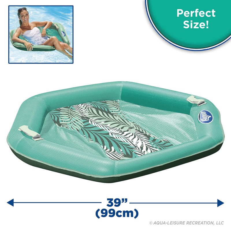 Aqua Supreme Hex Pool Chair Float – Multi-Position, Heavy Duty