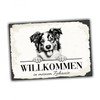 siviwonder Dog Sign Welcome Home Mini Australian Shepherd No. 1