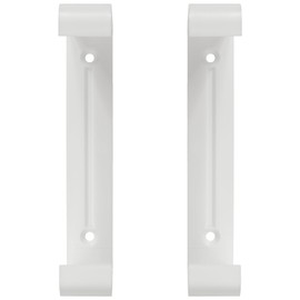 2 x 110 x 55 mm flat duct brackets for wall mounting - air conditioning, ventilation, heating, cooling
