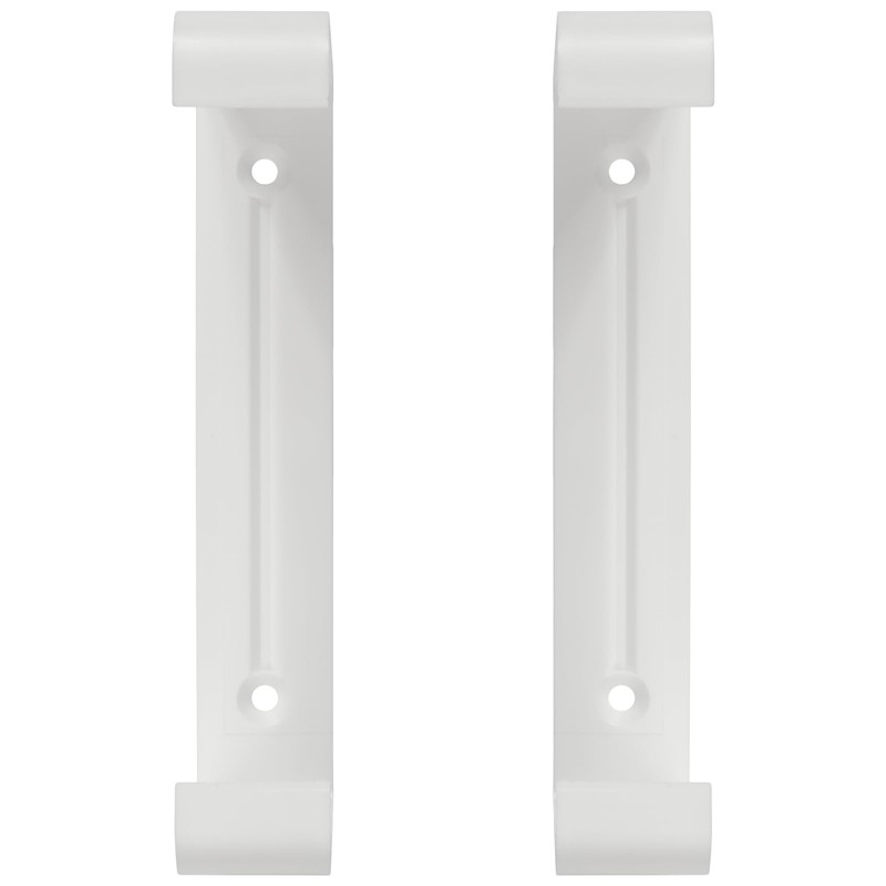 2 x 110 x 55 mm flat duct brackets for