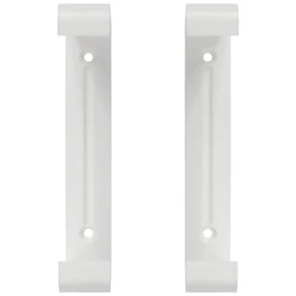 2 x 110 x 55 mm flat duct brackets for wall mounting - air conditioning, ventilation, heating, cooling