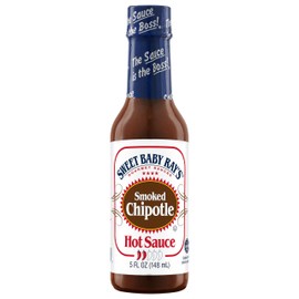 Sweet Baby Ray’s Smoked Chipotle Hot Sauce 5 Fl Oz (Pack of 3)