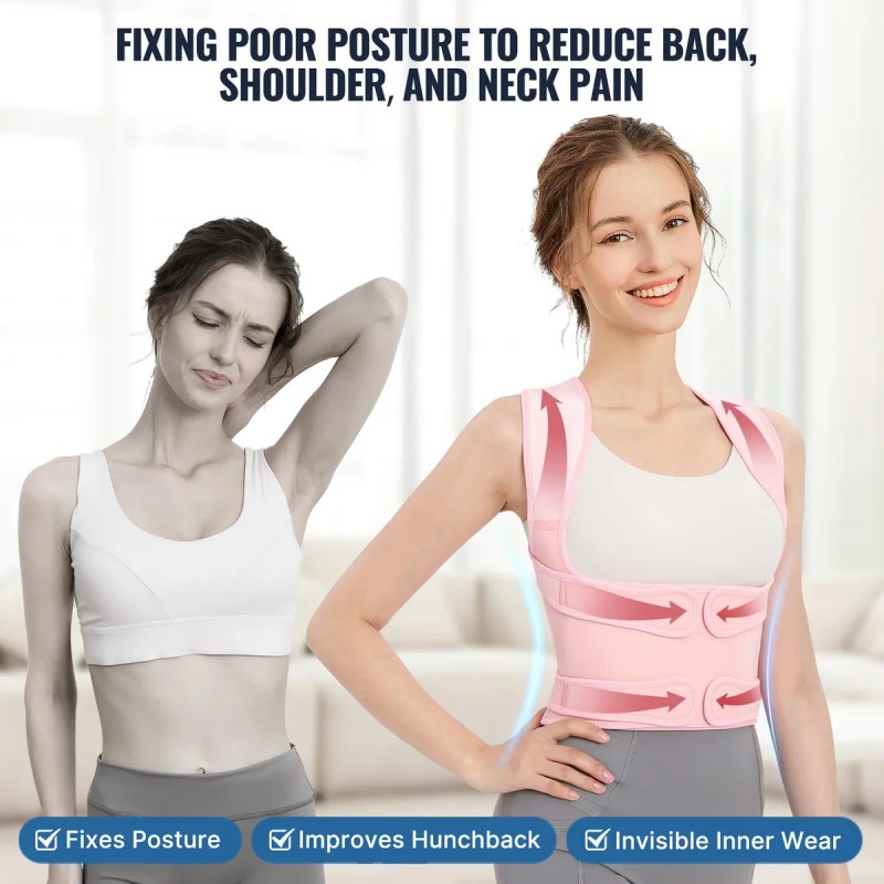 Chaleco Corrector De Postura Ortopédico Lumbar Unisex