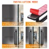 Self-Stick Instant Cabinet Drawer Handles Pulls - 2pcs Aluminum Alloy