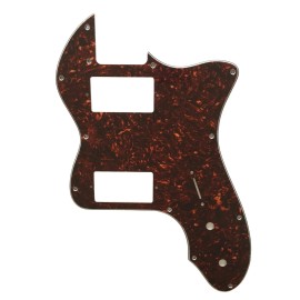 No Brand Pickguard For Fender 72 Telecaster Thinline PAF Guitar -4-Ply-BROWN TORTOISE