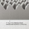 Best Price Mattress Mellow 4 Inch Egg Crate Memory Foam