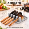Kitchen Spoon Holders Fork Spatula Rack Shelf Organizer Plastic Chopsticks