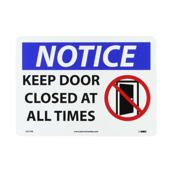 NMC - N291RB N291PB NOTICE - KEEP DOOR CLOSED AT