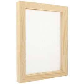 Tofficu Wooden Paper Making Kit, Paper Making Screen Kit Mould and Deckle Paper Making Kits for Adults Papermaking DIY Paper