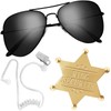 OJYUDD Ring Wedding Security Set,Spy Earpiece Ring Bearer Security,Sun Glasses