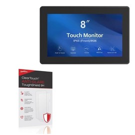 BoxWave Screen Protector Compatible With GreenTouch Open Frame Touch Monitor (8 in) - ClearTouch Anti-Glare ToughShield 9H (2-Pack), Anti-Glare 9H Tough Flexible Film Screen Protector