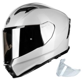 ILM ECE DOT Fiberglass Full Face Motorcycle Helmet Lightweight for Men Women Dual Visor Racing Cascos para Motos Model MF522P