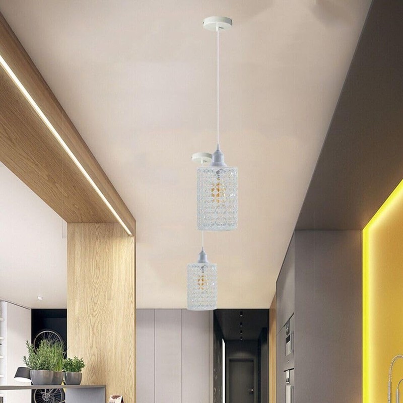 Metal Wire Cage Style Light Shade, Retro Modern Industrial Vintage