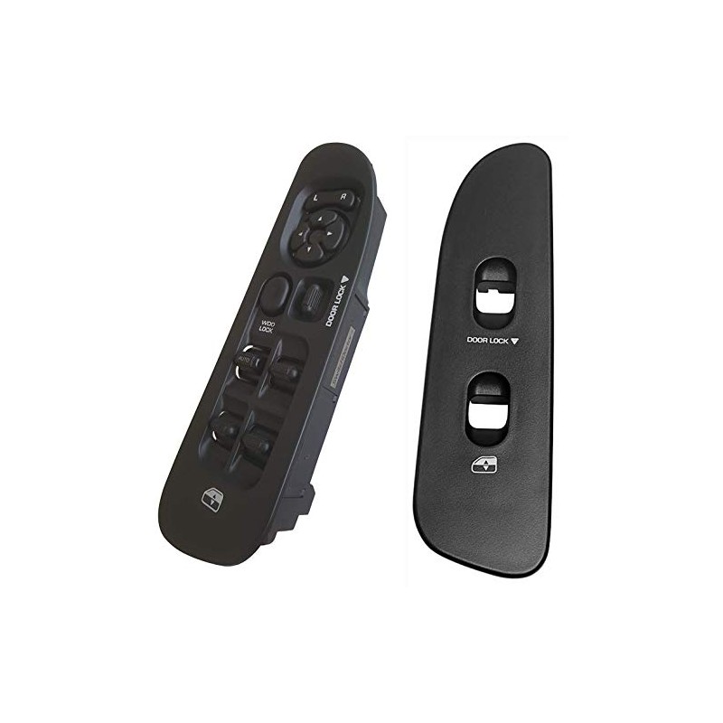 SWITCHDOCTOR Fully Assembled Window Master Switch & Black Bezels Set