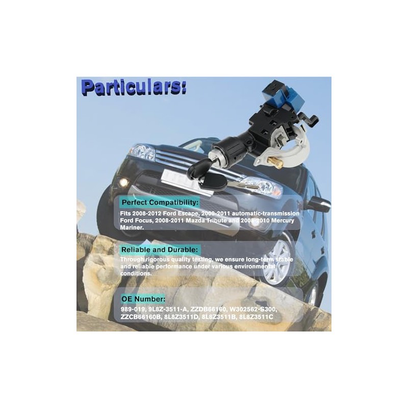 Compatible con Ford Escape 08-2012, Ford Focus 2009-2011, Mazda Tribute,