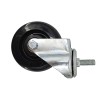 FixtureDisplays 4" M12X30 Threaded Stem Plastic Wheel 360 Rotation Swivel