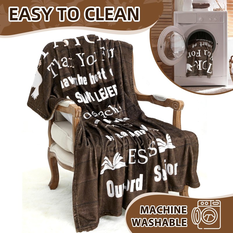 Cutecrop 2 Pcs Pastor Appreciation Gifts for Men Pastor Throw